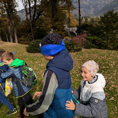 Kinder auf Wiese
