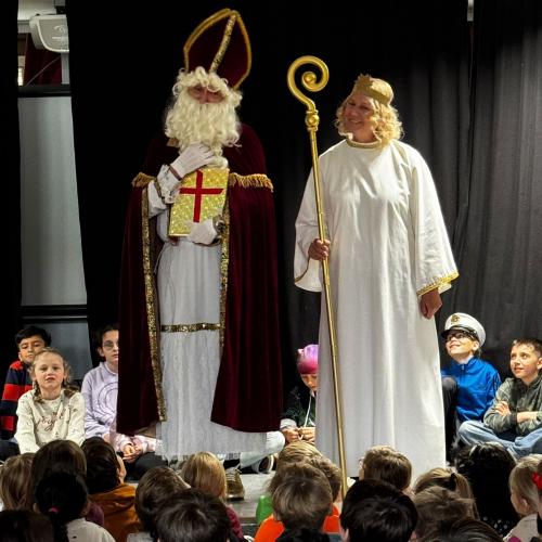 Nikolaus und Engel