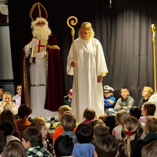 Nikolaus und Engel