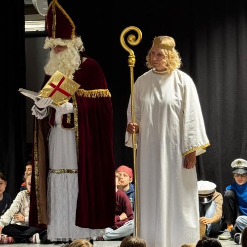 Nikolaus und Engel