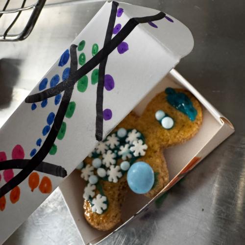 Schachtel mit Lebkuchen