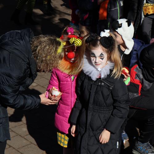Kinder in Faschingskostümen