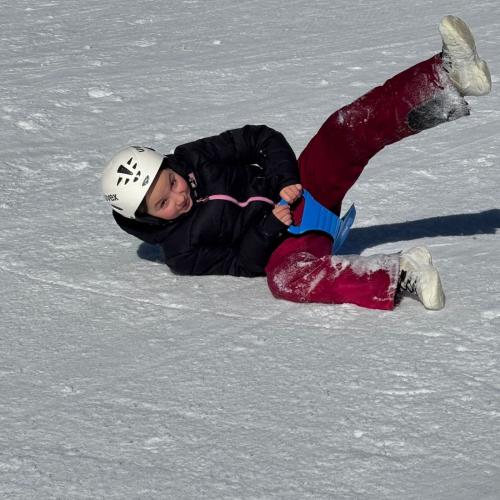 Mädchen im Schnee