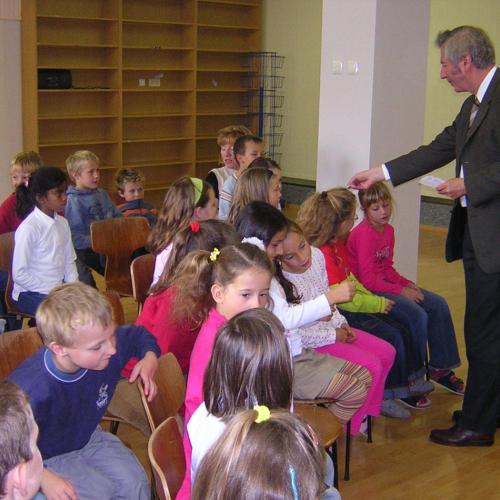 Mann und Kinder