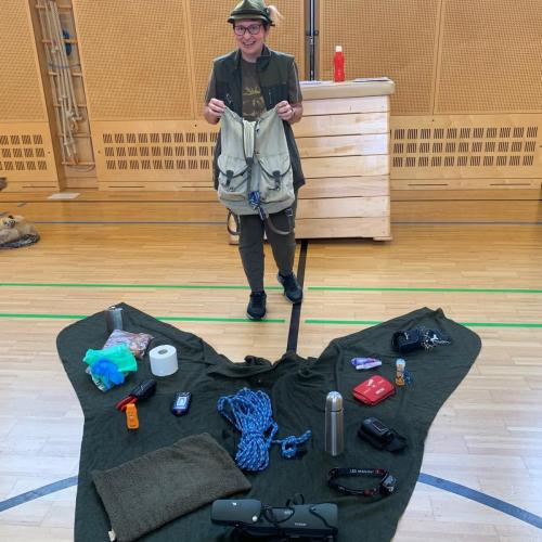 Projekt "Jägerin in der Schule"