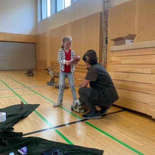 Projekt "Jägerin in der Schule"