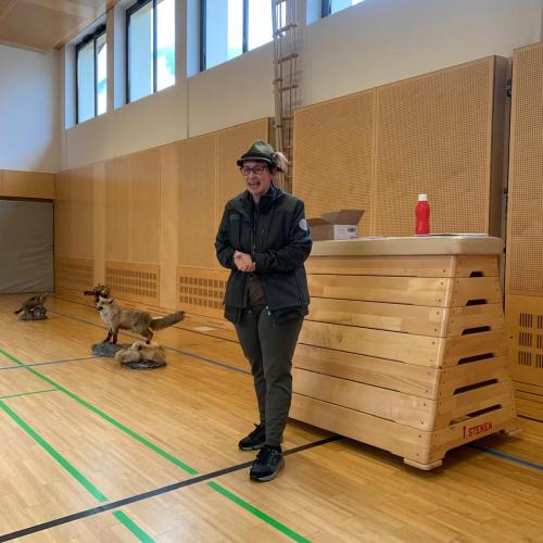 Projekt "Jägerin in der Schule"