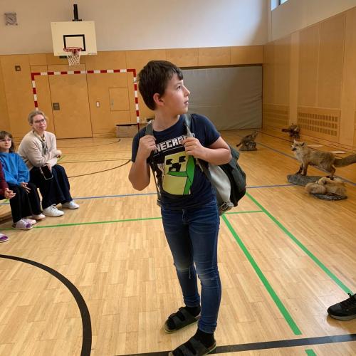 Projekt "Jägerin in der Schule"