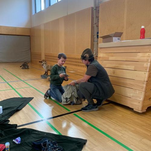 Projekt "Jägerin in der Schule"