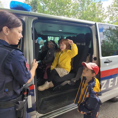 Besuch bei der Polizei