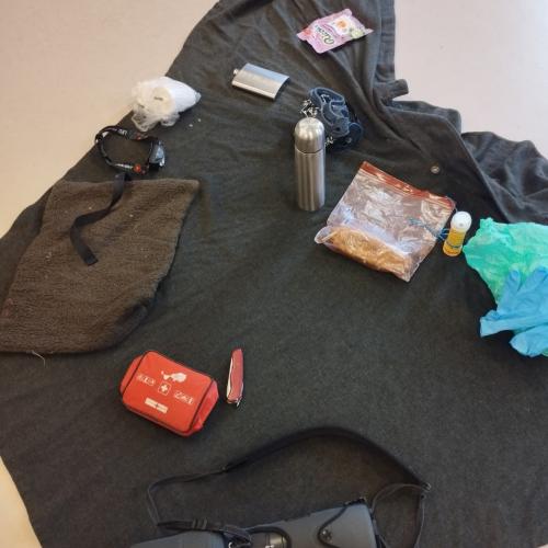 Jägerin in der Schule