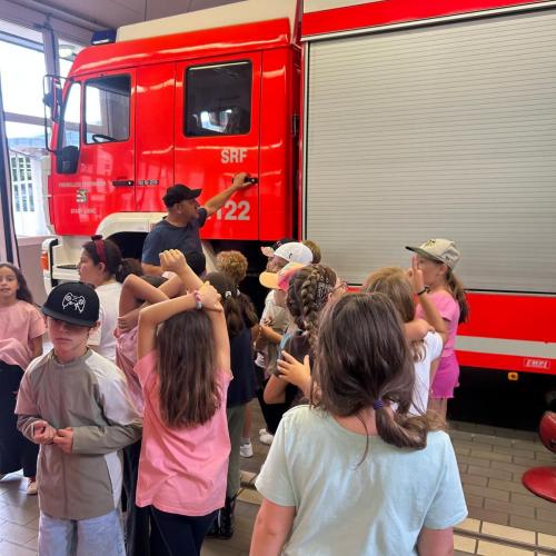 Besuch bei der Feuerwehr