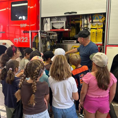 Besuch bei der Feuerwehr