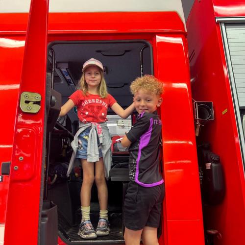 Besuch bei der Feuerwehr