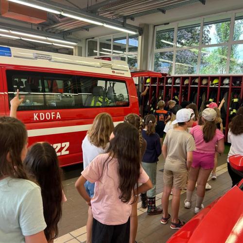 Besuch bei der Feuerwehr