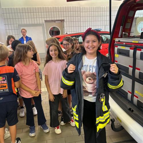 Besuch bei der Feuerwehr