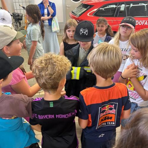 Besuch bei der Feuerwehr