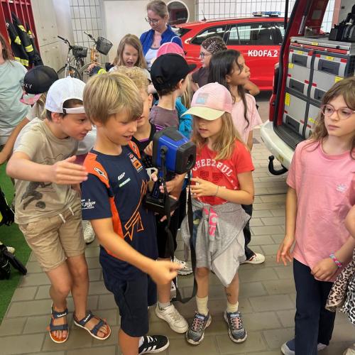 Besuch bei der Feuerwehr